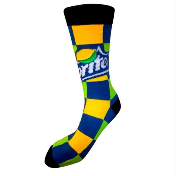 •COCA-COLA•NWT SPRITE NOVELTY GRAPHIC LOGO CREW SOCKS SIZE 6-13 - Picture 8 of 8